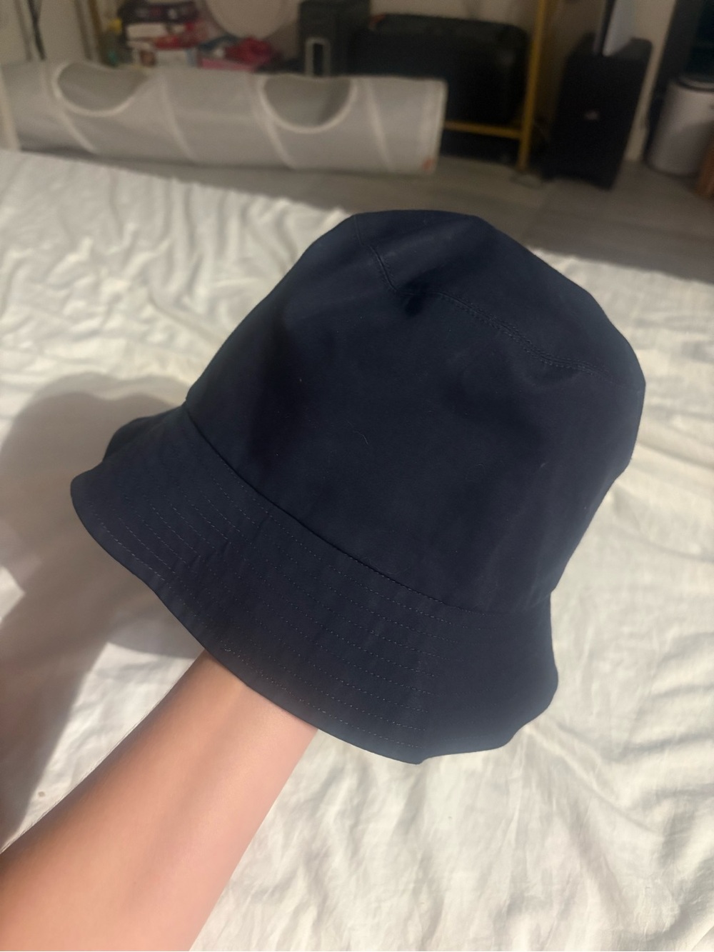 Dior Black & Cream Monogram Bucket Hat - Picture 3 of 4